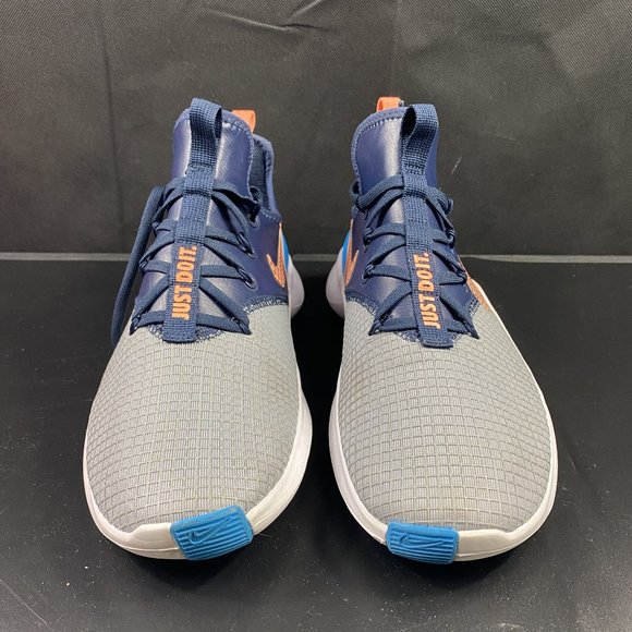 Nike Free TR8 Low Textile Trainers AJ7681-008 Blue/Orange/White Sz 10.5 - Picture 5 of 10